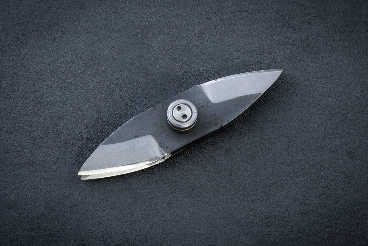 Blossom Blade Vintage Japan Handmade Folding Four Point Shuriken