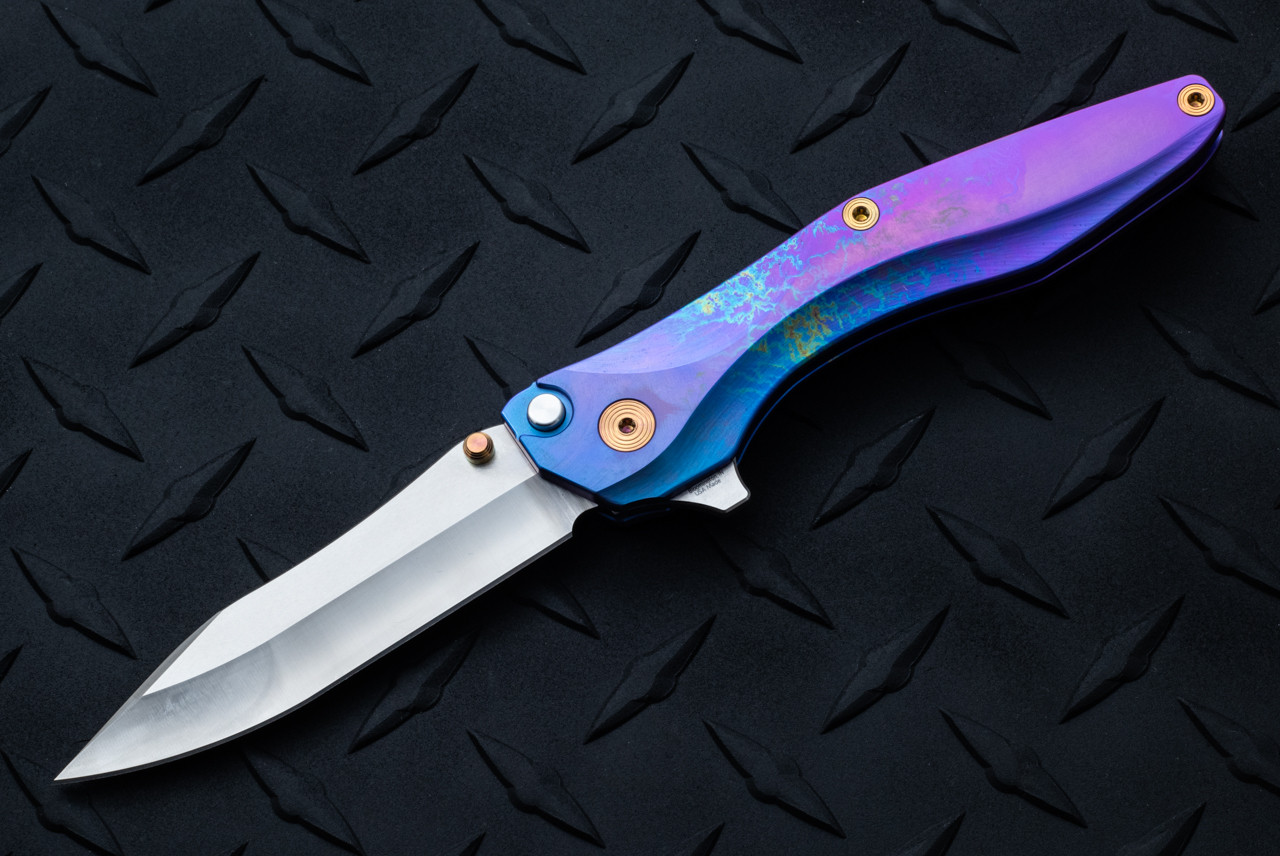 Chapman Lake Knives CLK-2D Button Lock Knife MagnaCut Drop Point