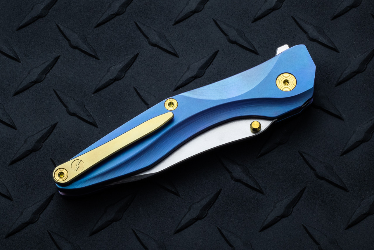 Chapman Lake Knives CLK-2D Button Lock Knife MagnaCut Drop Point