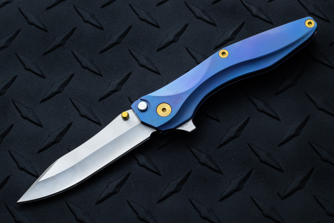 Chapman Lake Knives CLK-2D Button Lock Knife MagnaCut Drop Point