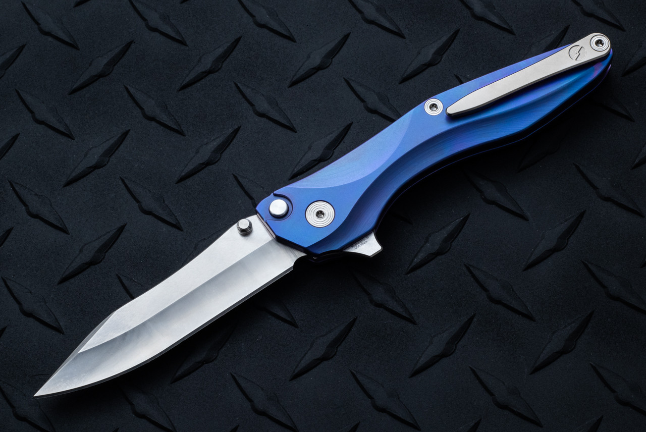 Chapman Lake Knives CLK-2D Button Lock Knife MagnaCut Drop Point