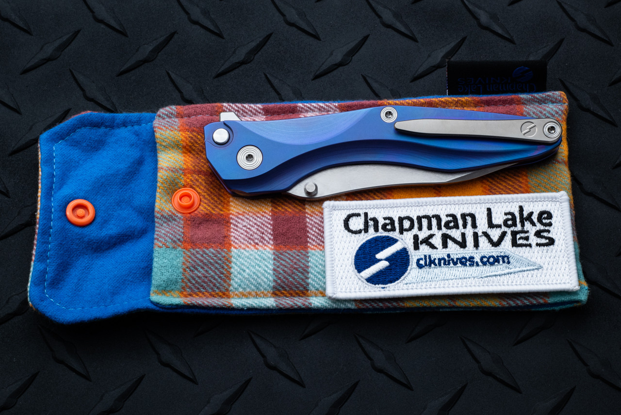 Chapman Lake Knives CLK-2D Button Lock Knife MagnaCut Drop Point