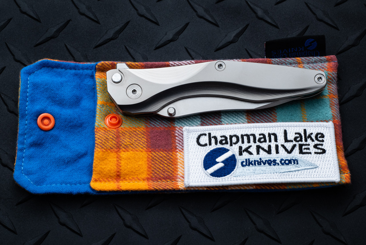Chapman Lake Knives CLK-2D Button Lock Knife MagnaCut Drop Point