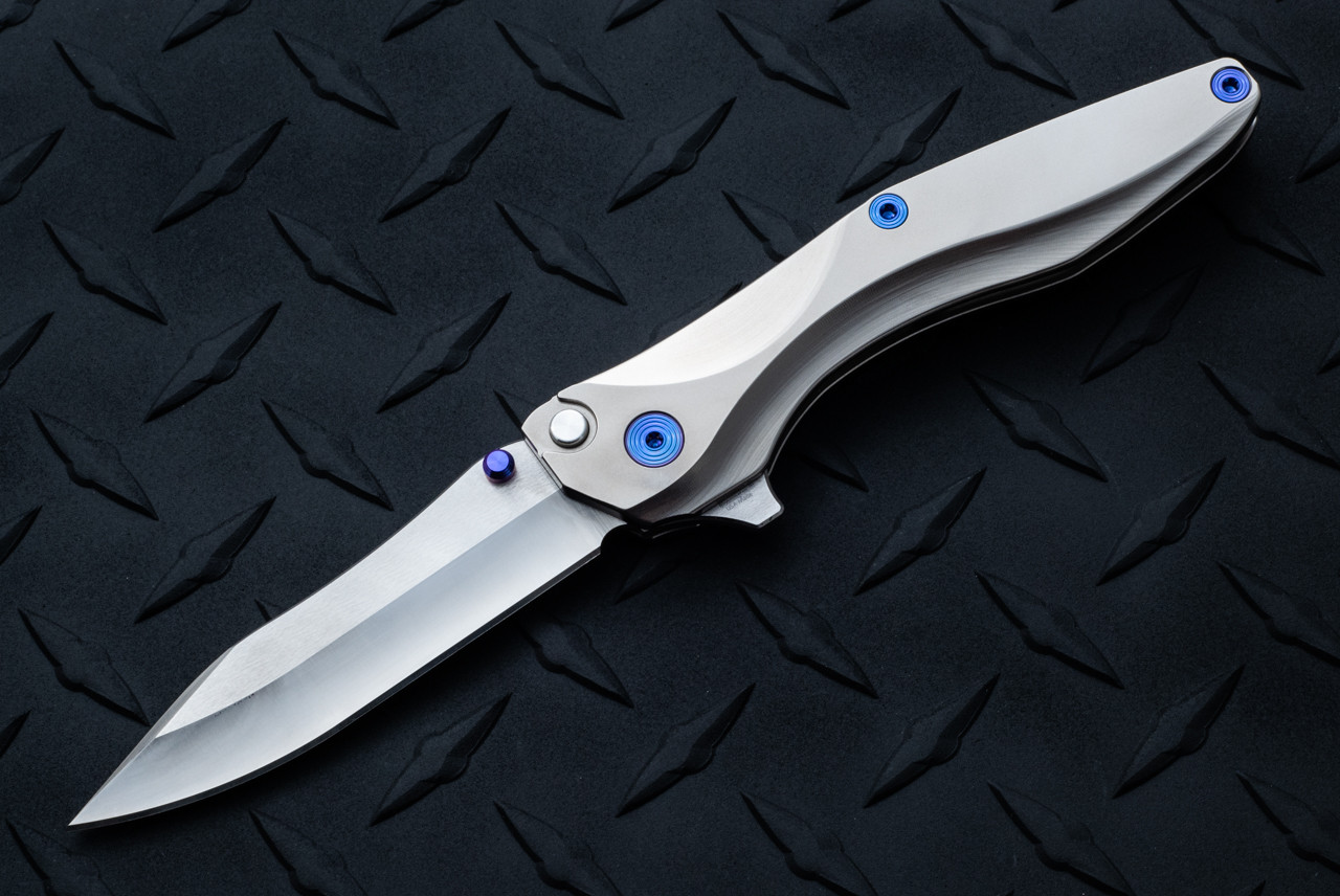 Chapman Lake Knives CLK-2D Button Lock Knife MagnaCut Drop Point