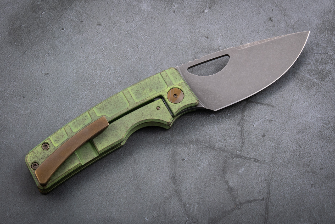 オトメイト　オルロック Oz Machine Company Roosevelt #4156 Framelock Folding Knife Elmax