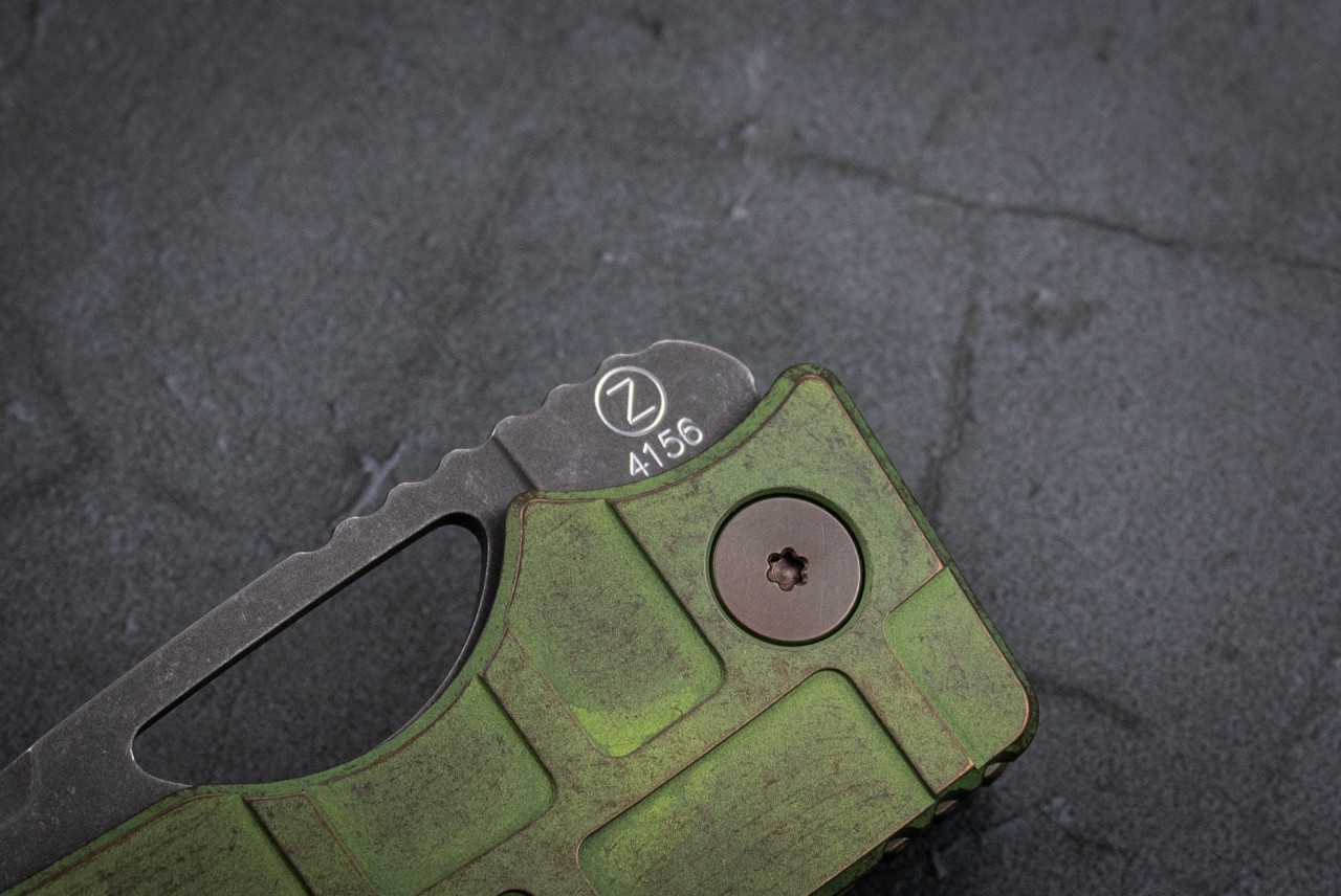 オトメイト　オルロック Oz Machine Company Roosevelt #4156 Framelock Folding Knife Elmax