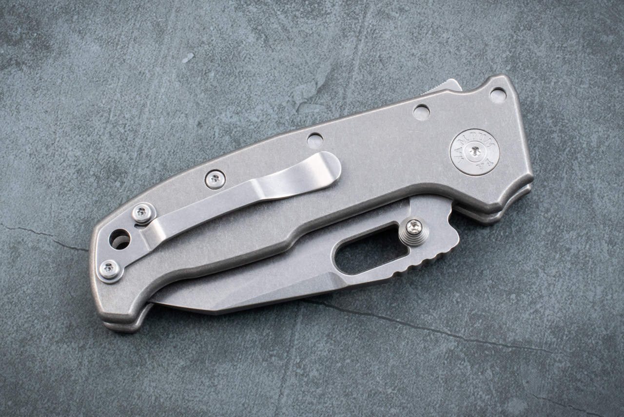 Demko Knives MGAD20 Compact Folding Knife Shark Lock Whale