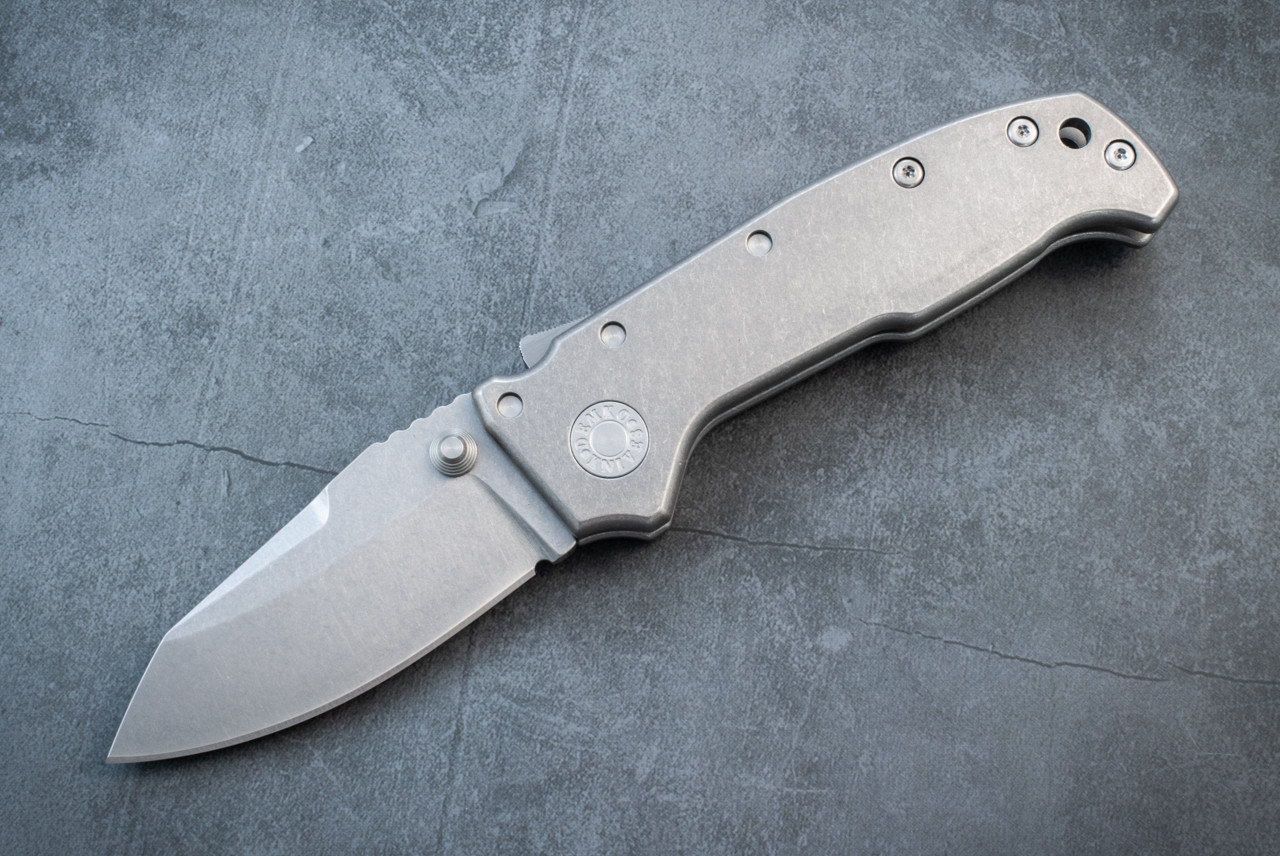 Demko Knives MGAD20 Compact Folding Knife Shark Lock Whale Shark
