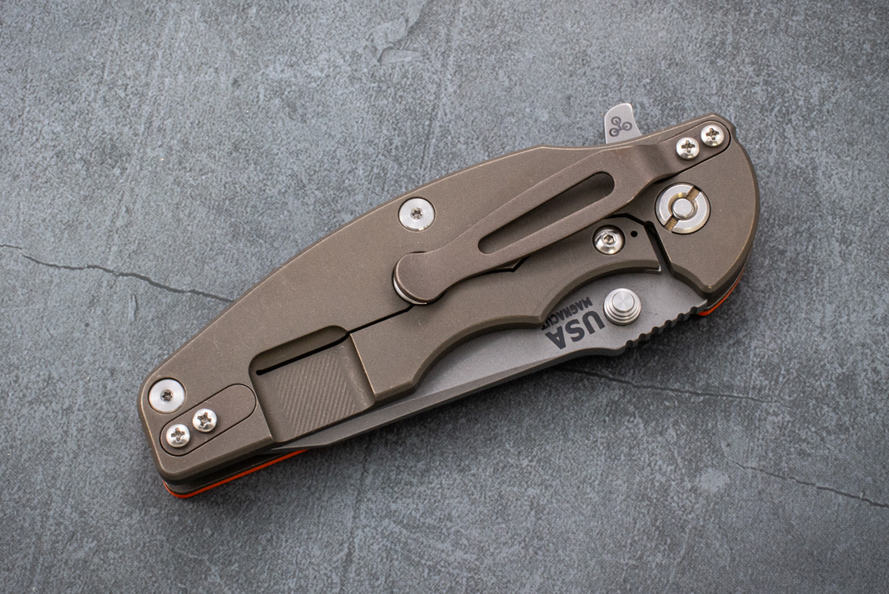 Rick Hinderer Knives Jurassic Slicer Magnacut Hollow Grind Working