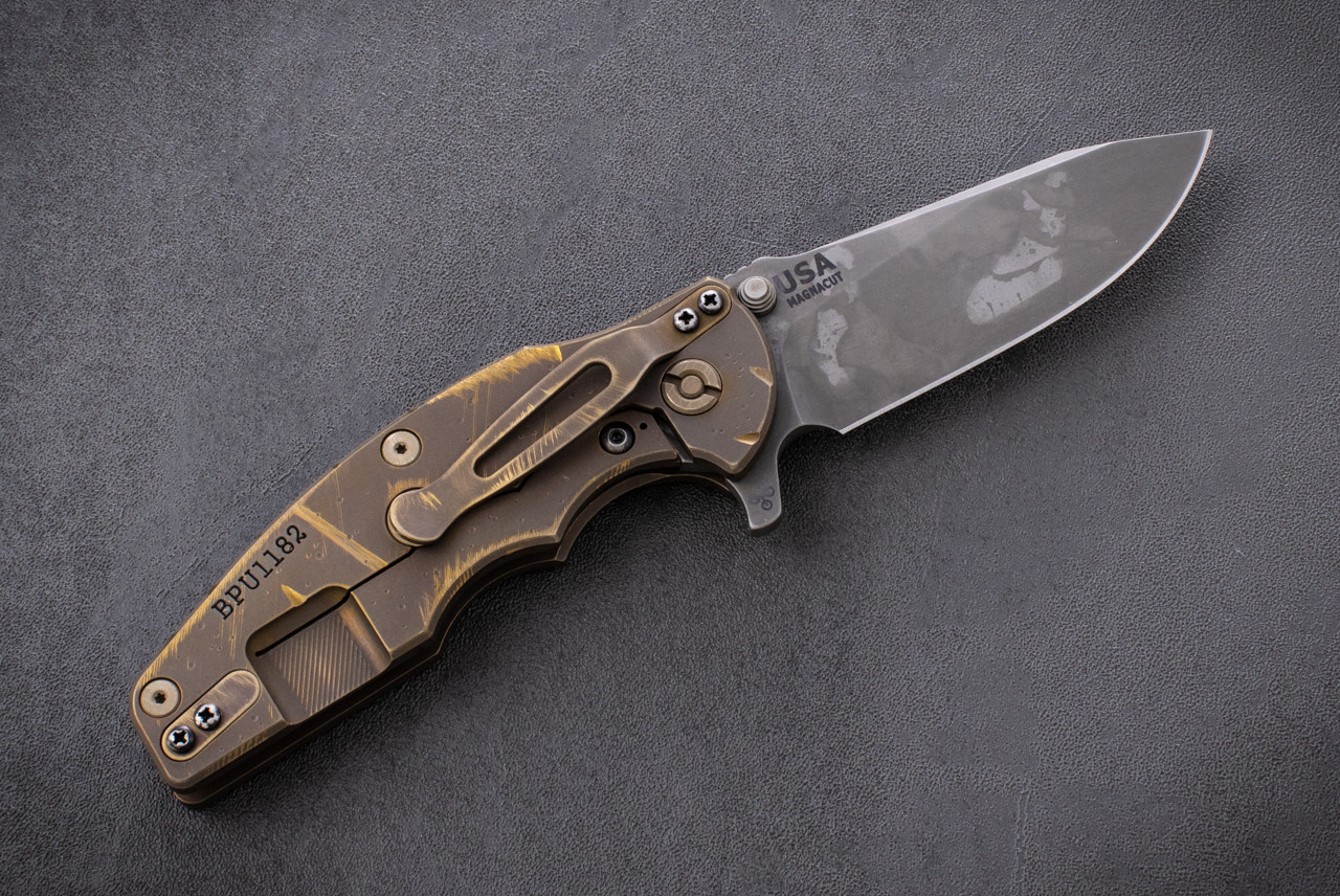 Rick Hinderer Knives Jurassic Slicer BPU #1182 Magnacut Hollow