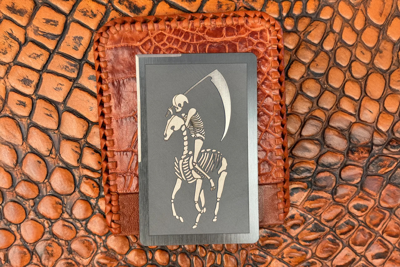 Mummert Knives "Flaka Polo" SneakReaper Titanium Cutting Card