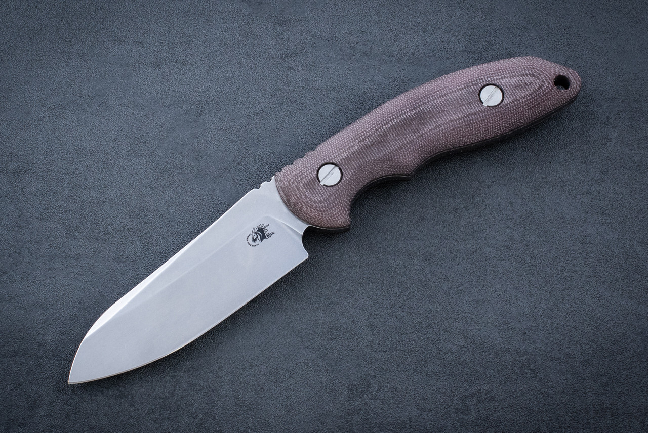 Rick Hinderer Knives The Emmett Fixed Blade Knife Sheepsfoot