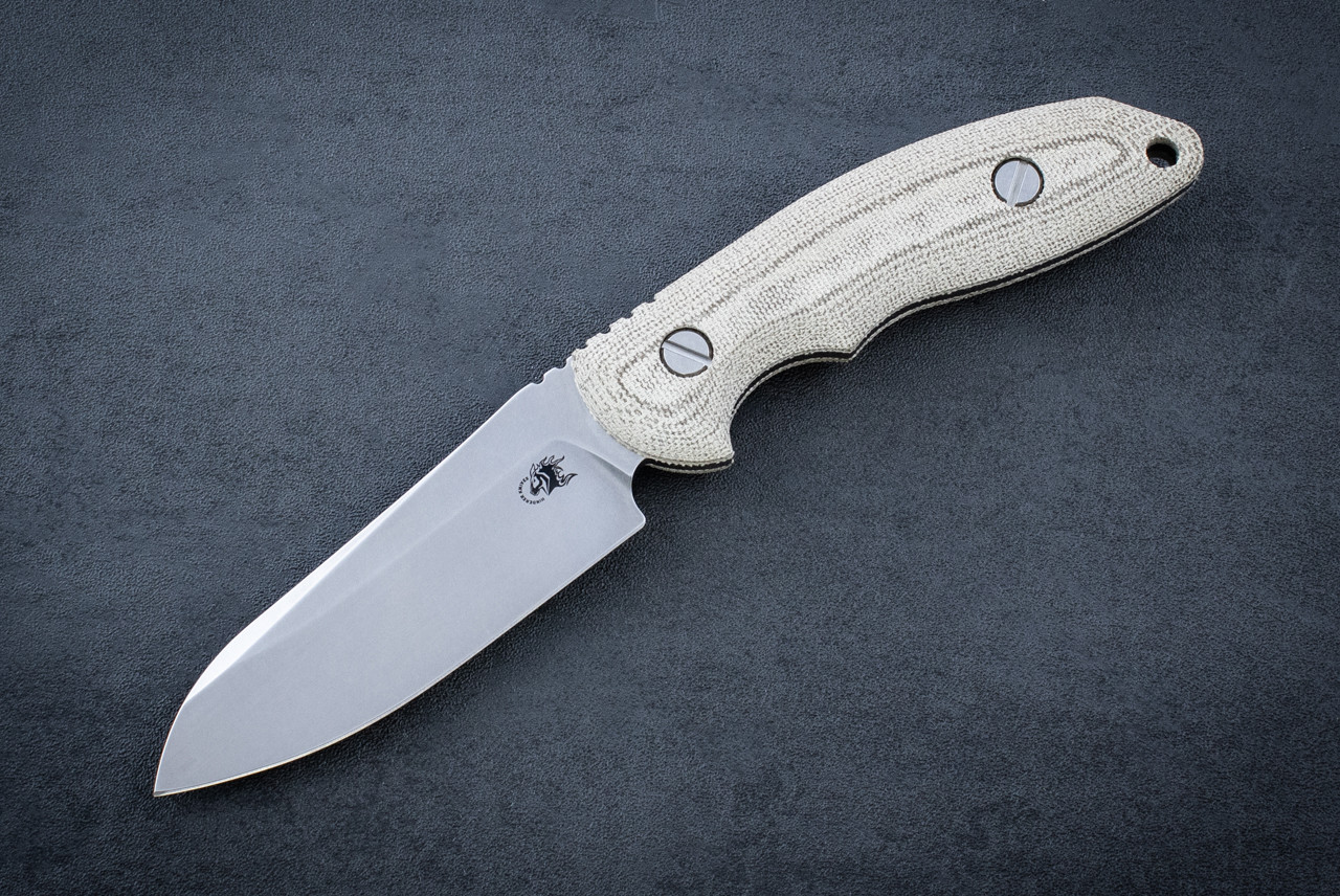 Rick Hinderer Knives The Emmett Fixed Blade Knife Sheepsfoot