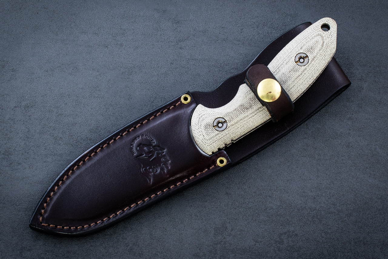 Rick Hinderer Knives The Emmett Fixed Blade Knife Sheepsfoot