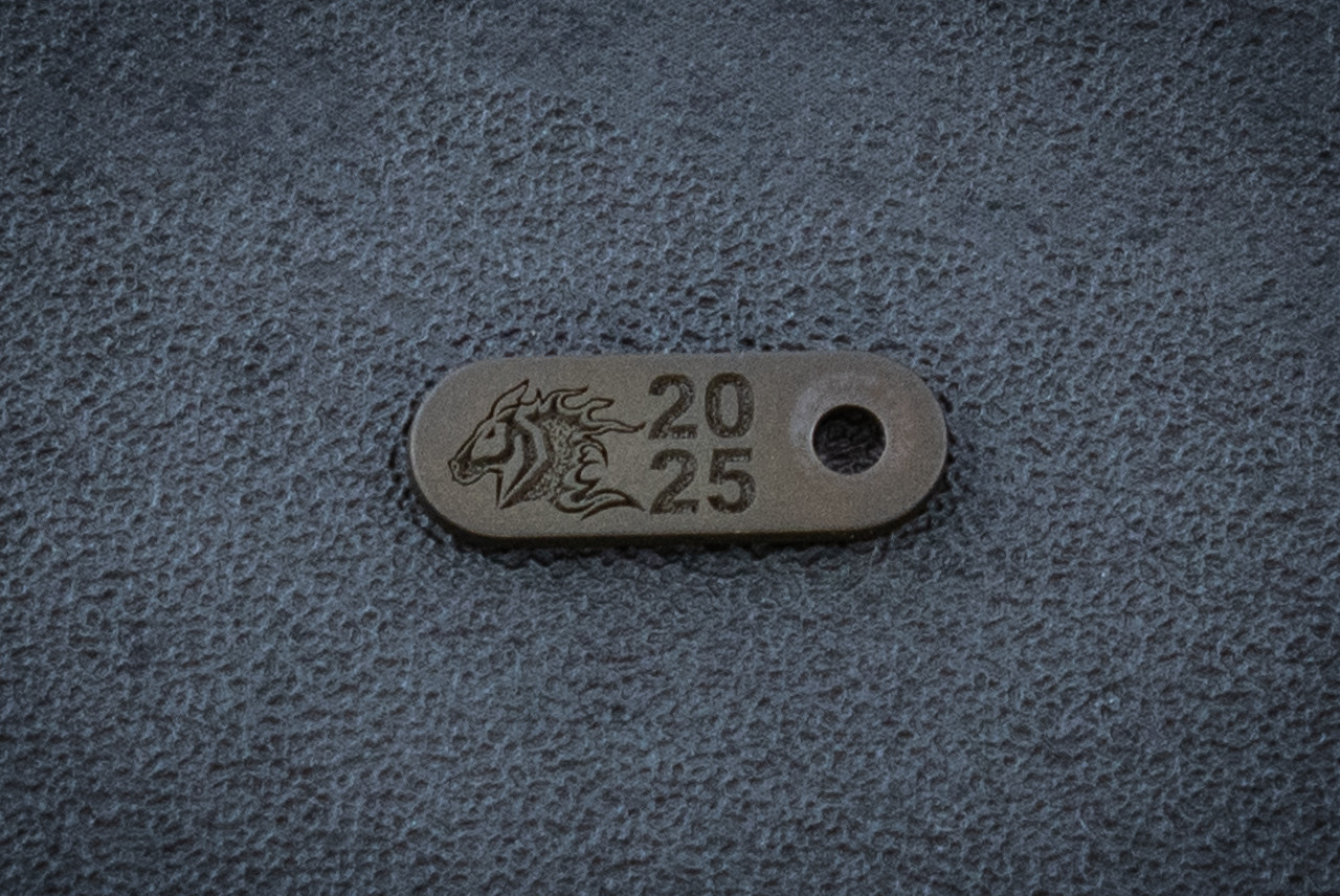 Rick Hinderer Knives 2025 Single Hole Filler Tab Titanium Battle Bronze Finish