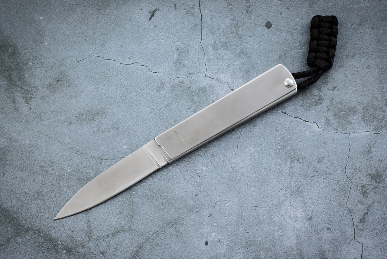 Fred Perrin Le Tri-Folder Folding Pocket Knife Stonewashed Blade w
