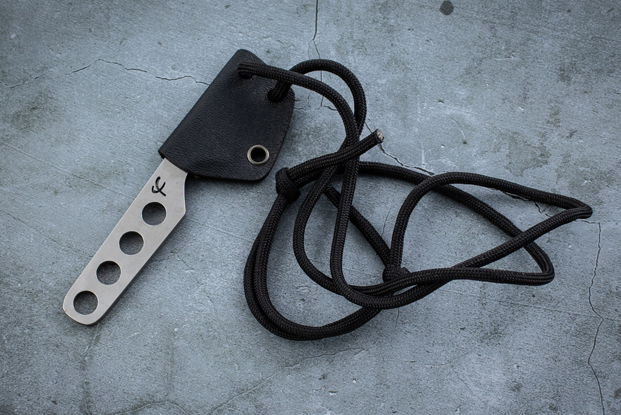 Fred Perrin Le Kiridashi Neck Knife Satin w/ Sheath - FPK