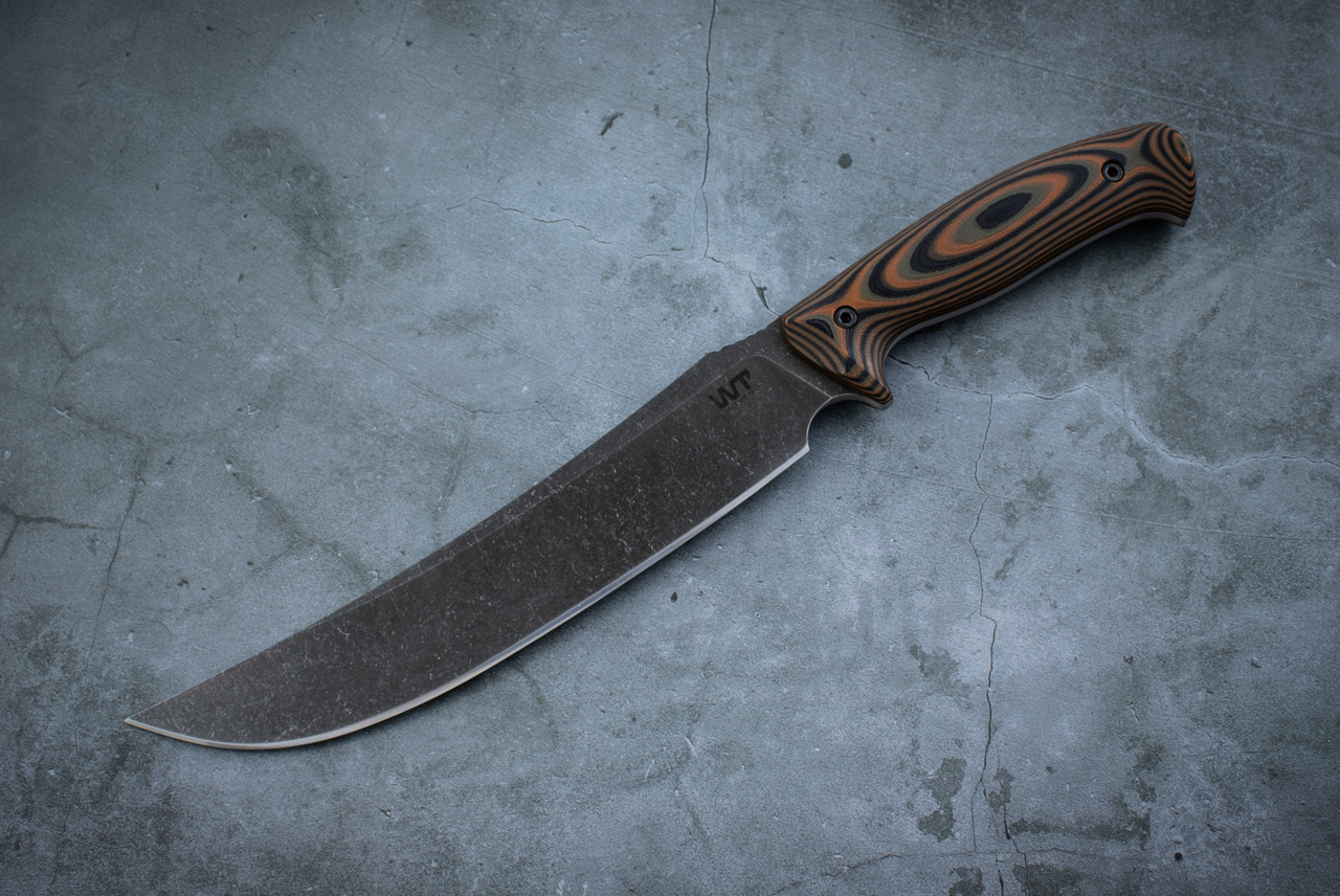 Work Tuff Gear Atayal-(C) Fixed Blade Knife Dark Washed Blade w