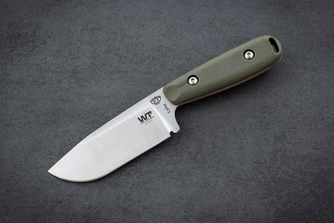 Work Tuff Gear JX Omega Fixed Blade Knife 2-Tone Satin Blade w