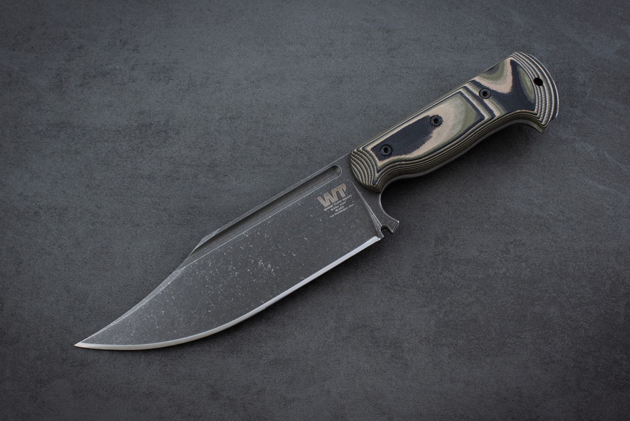 Work Tuff Gear Ranger Fixed Blade Knife Dark Washed Blade w