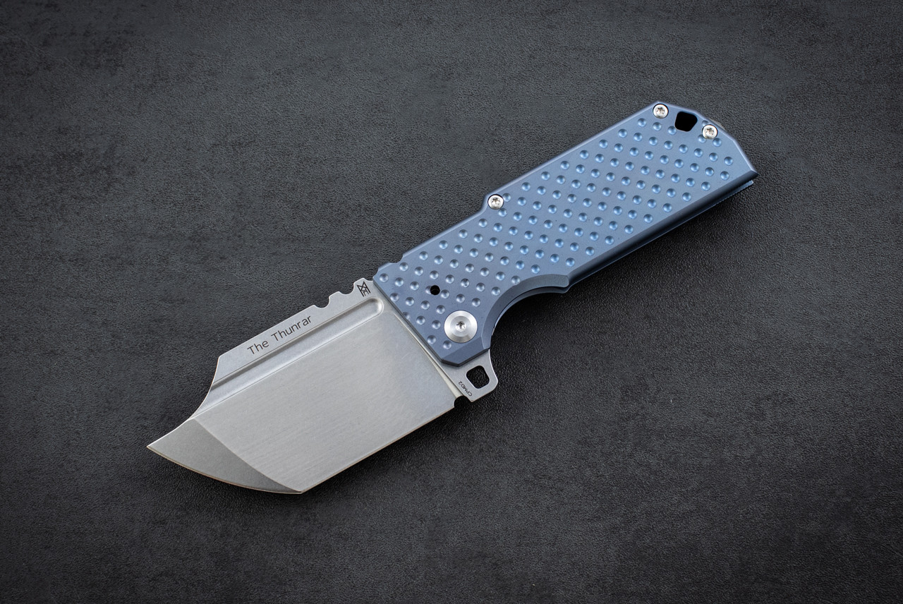 Midgards Messer Shield Sights Tactical Slipjoint Stonewashed Blade