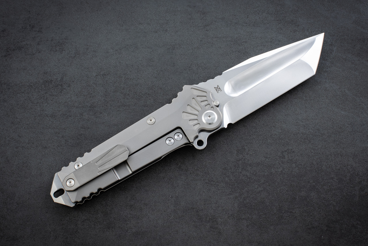 青守銀 ワッシェン Dmitry Burmak アーティストプルーフ PMP Midgards Messer Collab Big Boss Frame Lock Knife Polished