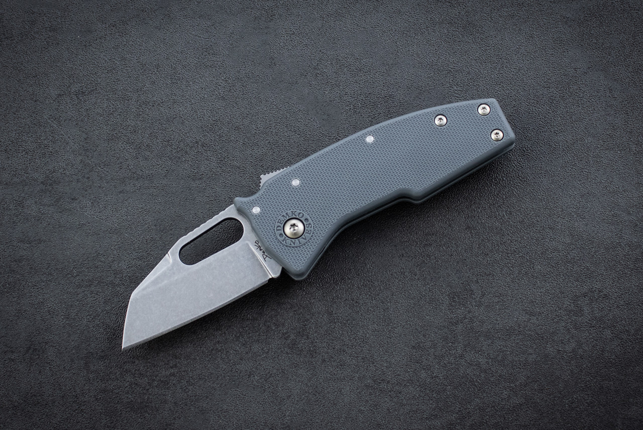 Demko Knives Razor-Shark Shark Lock Utility Blade w/ Orange GRN