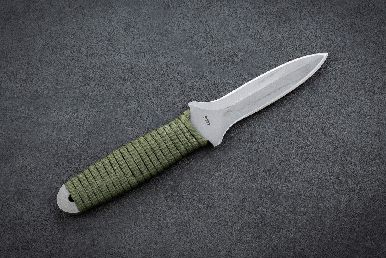 EK Knives PD-7 Boot Dagger U.S.M.C. Fixed Blade Knife Bead Blast