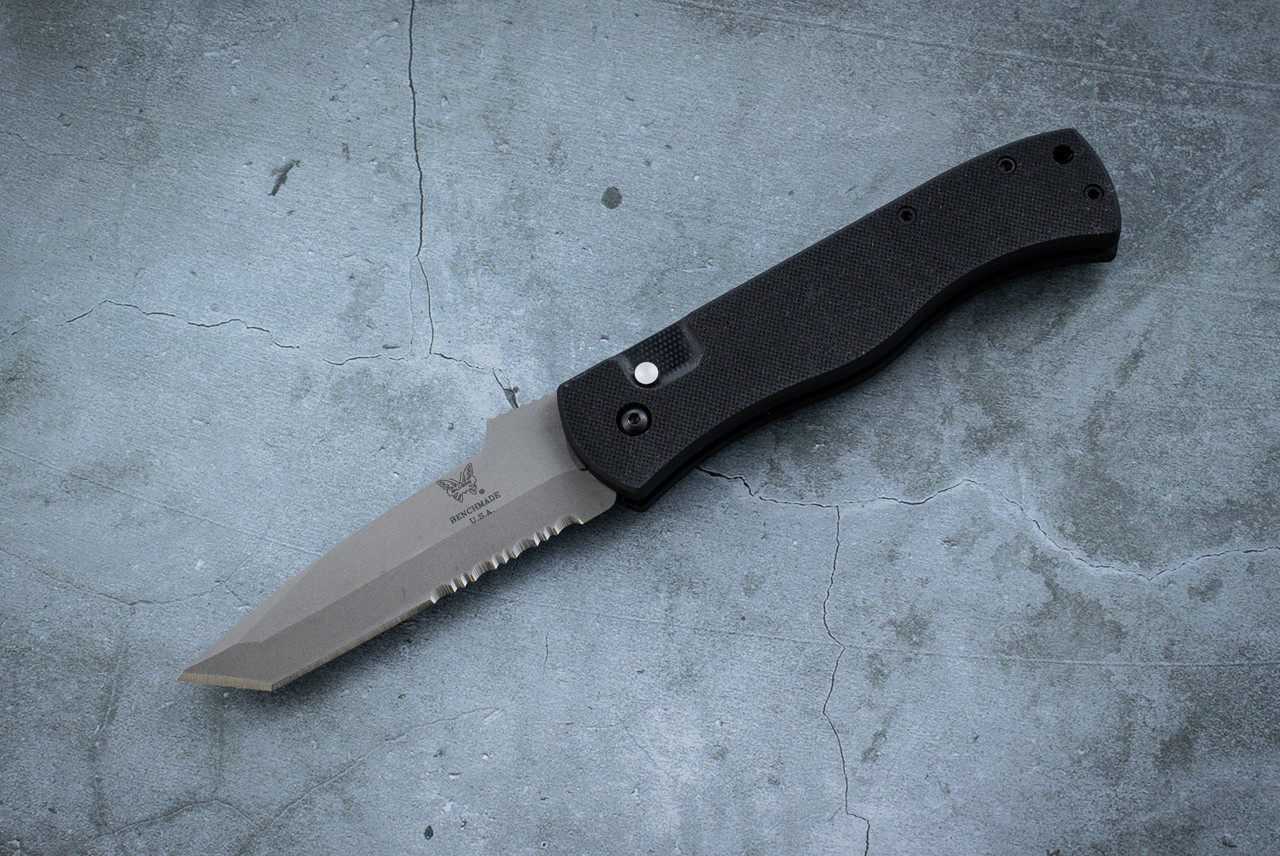 Benchmade Emerson CQC-7 Automatic Knife Bead Blasted Tanto Blade w