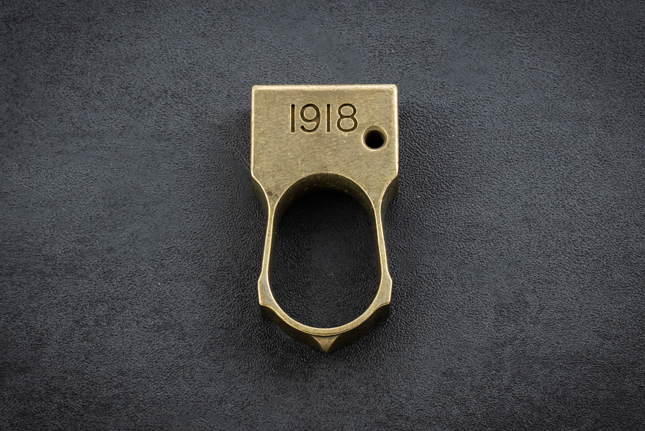 Bawidamann Design Doughboy DB-1 Brass Tumbled Finish