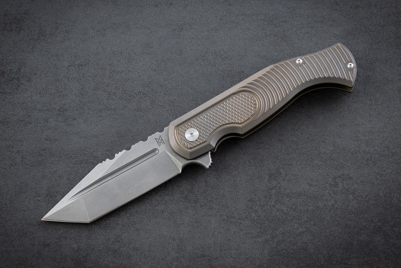 PMP Midgards Messer Collab Big Boss Frame Lock Knife Polished