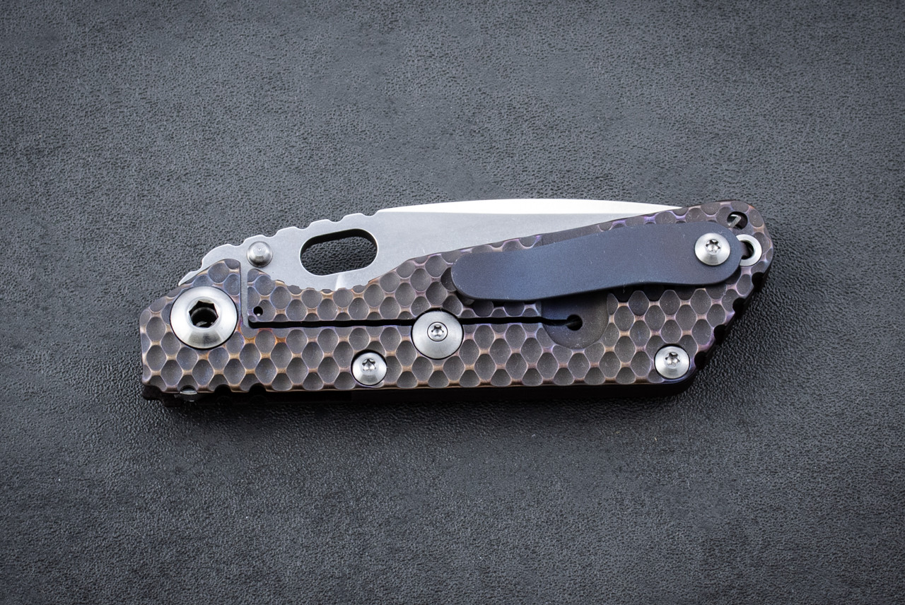 nickページ Strider Knives SnG DGG Folding Knife Stonewash Blade w/ Gunner