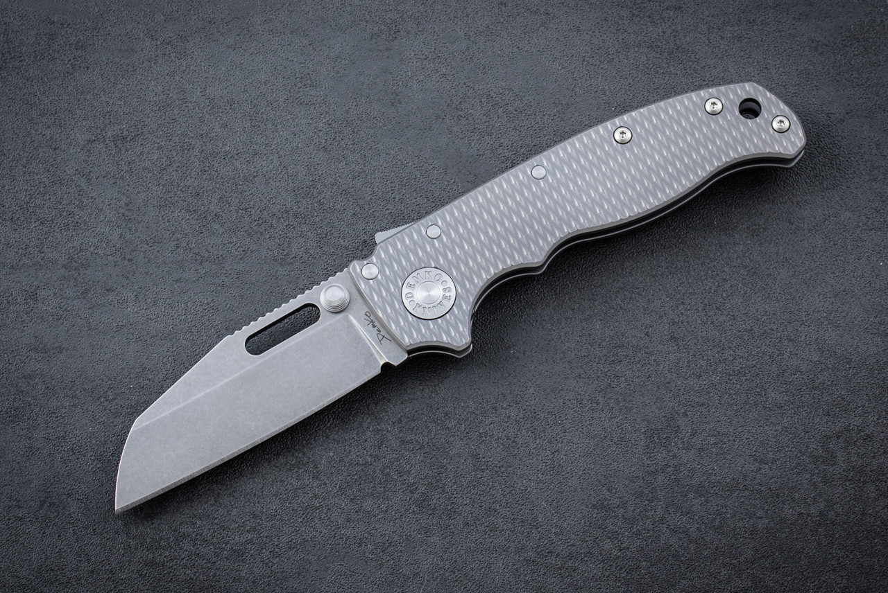 Demko Knives AD20.5 Folding Knife Shark Lock Shark Foot 20CV