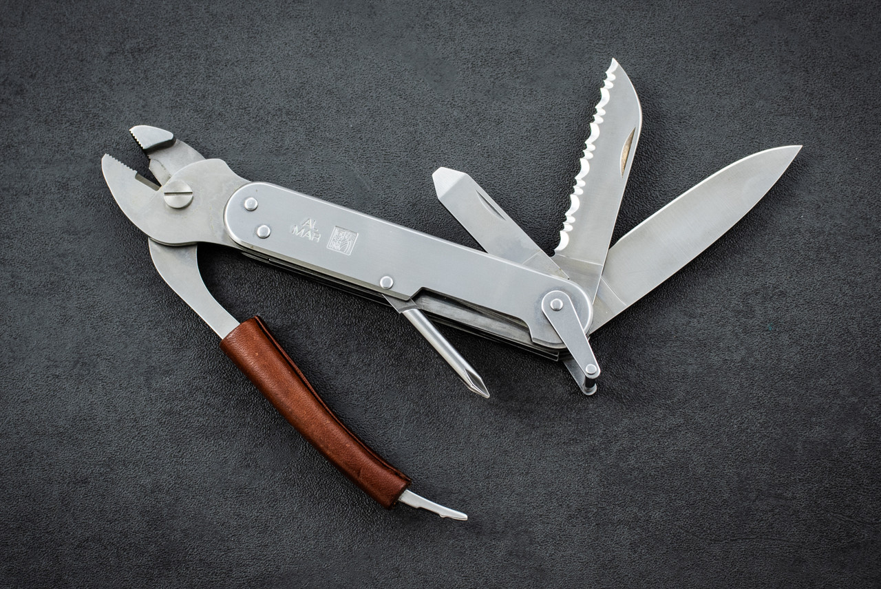 Al Mar Knives 4x4 8001A Tool Mate Multi-Tool w/ Leather Sheath