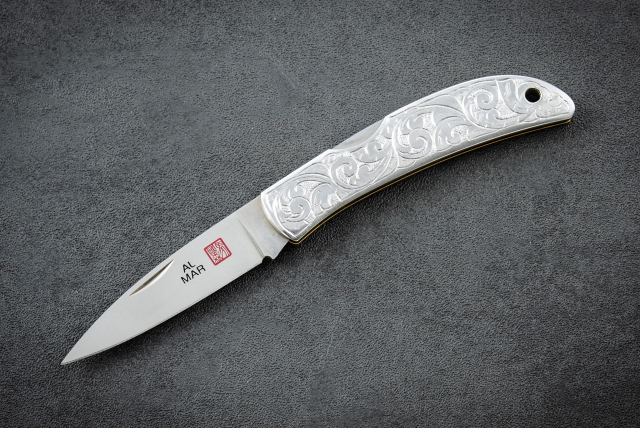 Al Mar Knives Hawk Classic Folding Knife Satin Blade With