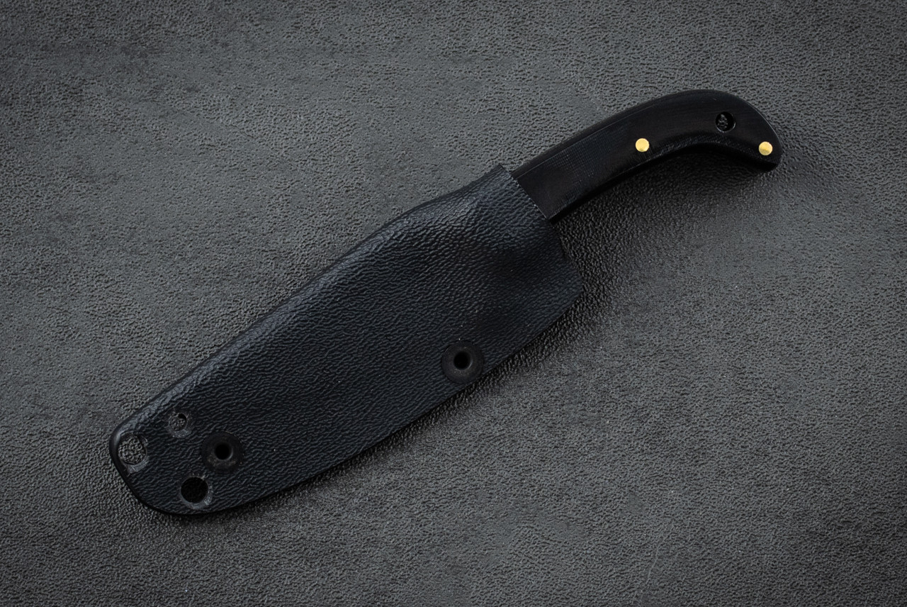 Fred Perrin Concept Pocket Stiletto Finger Fixed Blade Blue Gun