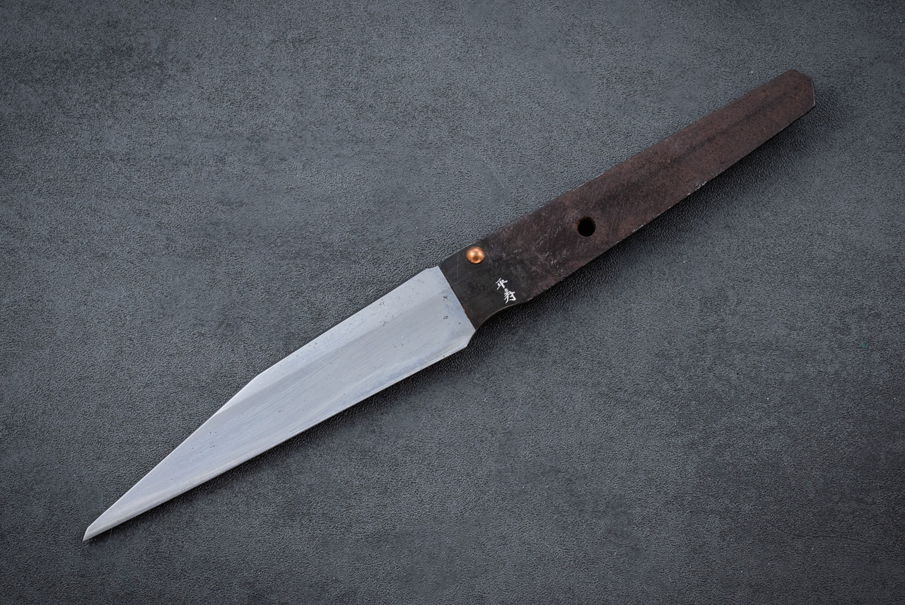 Yukio Nibe Custom Hand Forged Construction 10.25" Reverse Tanto w/ Sheath