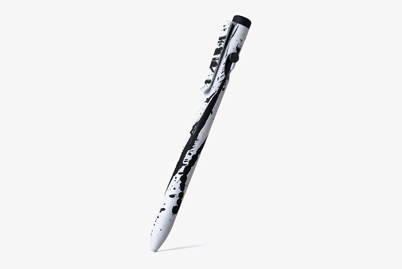 Tactile Turn Seasonal Release Abstract Pen Standard Titanium Custom Cerakote Paint Finish - Black