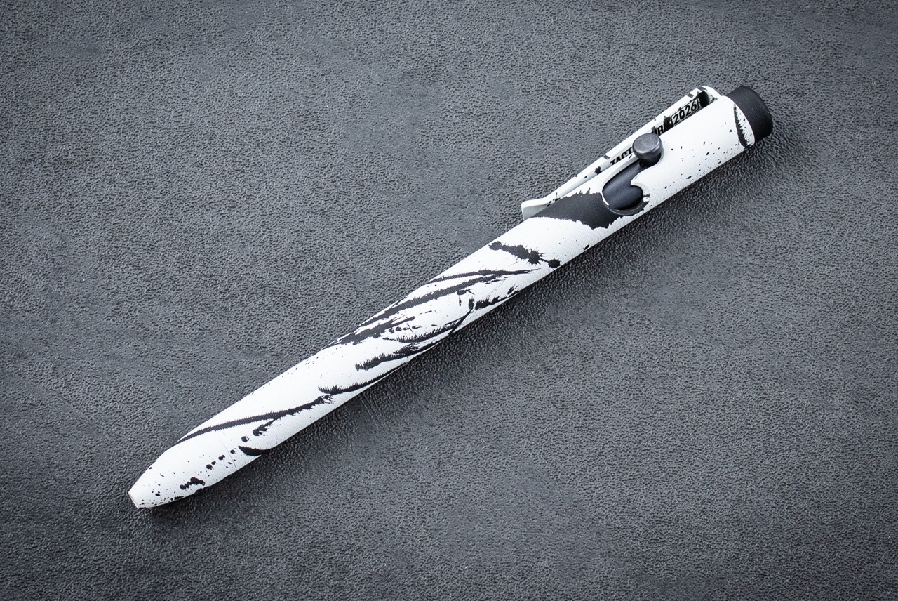 Tactile Turn Seasonal Release Abstract Pen Titanium Standard Custom Cerakote Paint Finish - Black