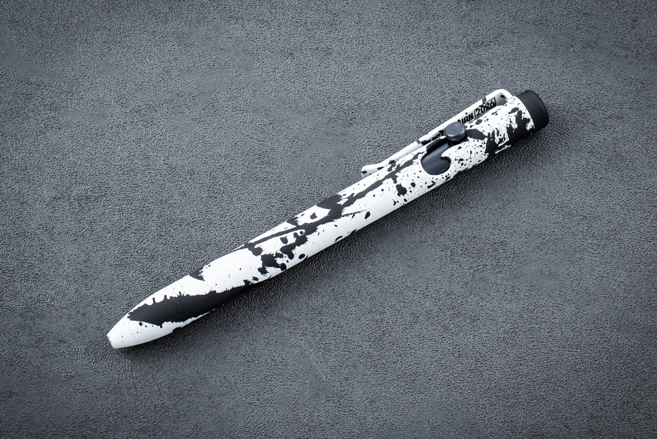 Tactile Turn Seasonal Release Abstract Pen Titanium Short Custom Cerakote Paint Finish - Black