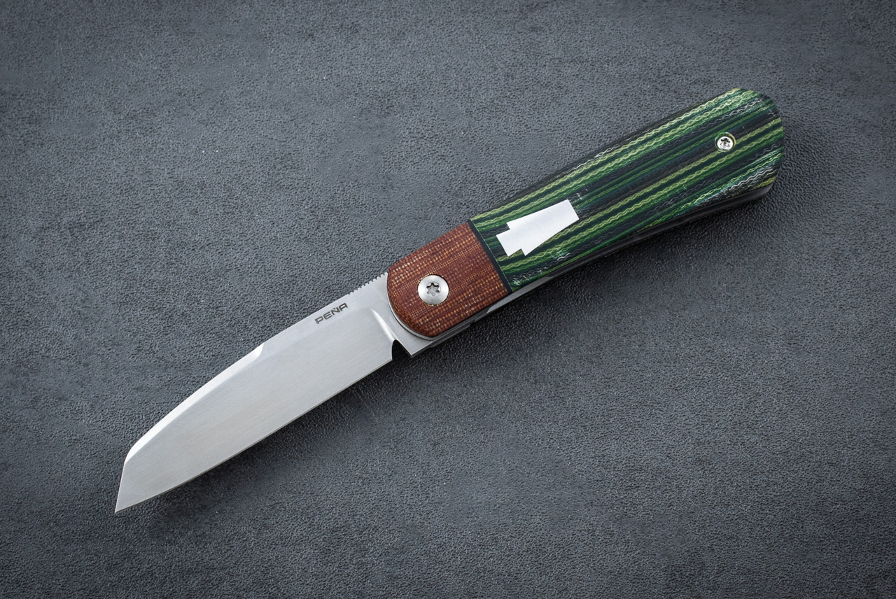 Bonanza SOK Barry Wood Design Swing Lock Knife Satin Blade w