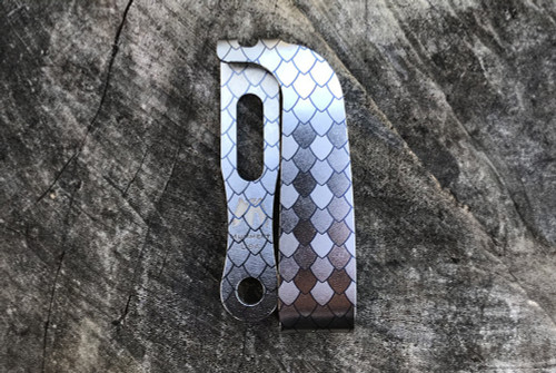 Mummert Knives Slotted Ti Armor Scale Clip
