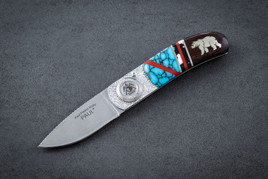 LONE WOLF KNIVES PAULモデル ナイフ Lone Wolf Knives Paul Pocket Folder Wildlife Series