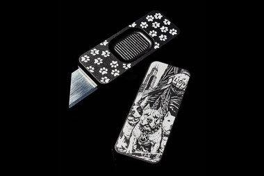 Nomikos Knives x Rivery Mfg Collab Woof Woof