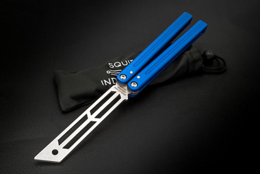 Squid Industries Triton V2 Butterfly Balisong Stonewash Trainer