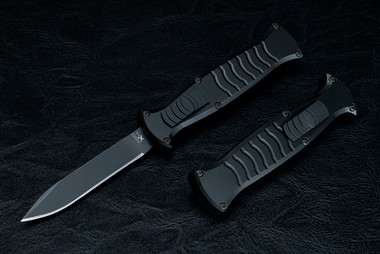 AKC X-treme EVO OTF Automatic Knife Spear Point Black Blade w