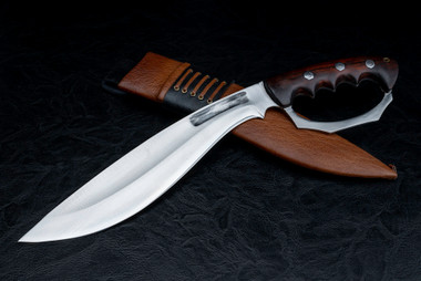 GGK 10 Jungle King Khukuri / Kukri Knife Sati Sal Wood Handles w/ Sheath -  Tactical Elements Inc