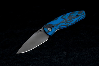 TRM BackStrap N2 Liner Lock Folding Knife DLC Black Blade Finish w