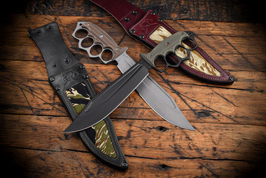 RMJ Tactical Marauder Trench Knife CPM-3V Cerakote Blade w/ G-10