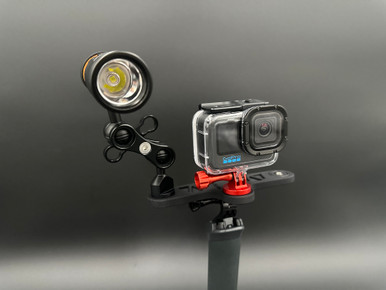 Camera Tray with 1/4-20 Threaded Holes For Use With Selfie Stick